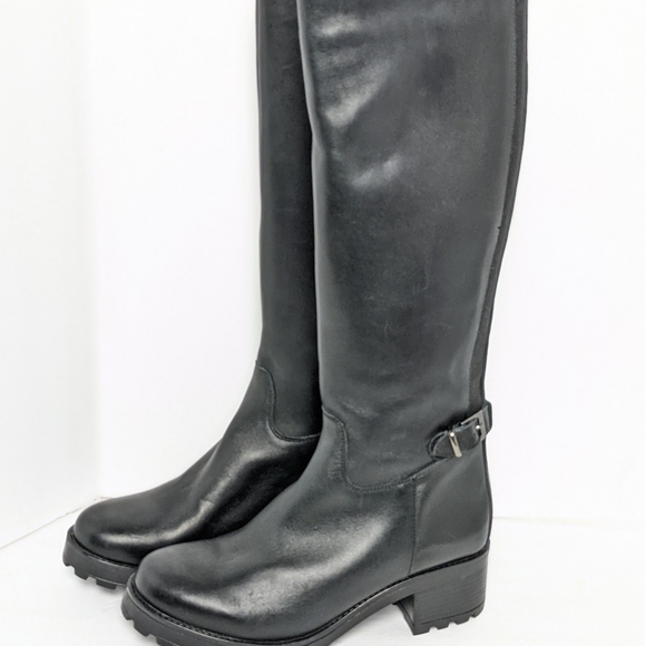Girotti leather knee high boots - Picture 16 of 16